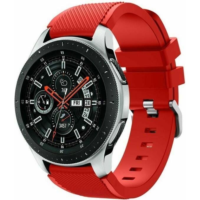 Strap-it Armband (Silikon), Uhrenarmband, Rot