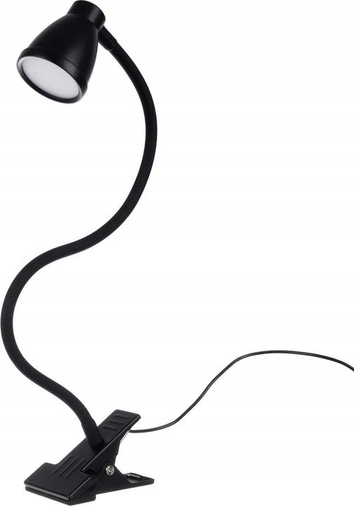 Konjac Sponge Tischlampe mit Clip – schwarz isoxis 19454