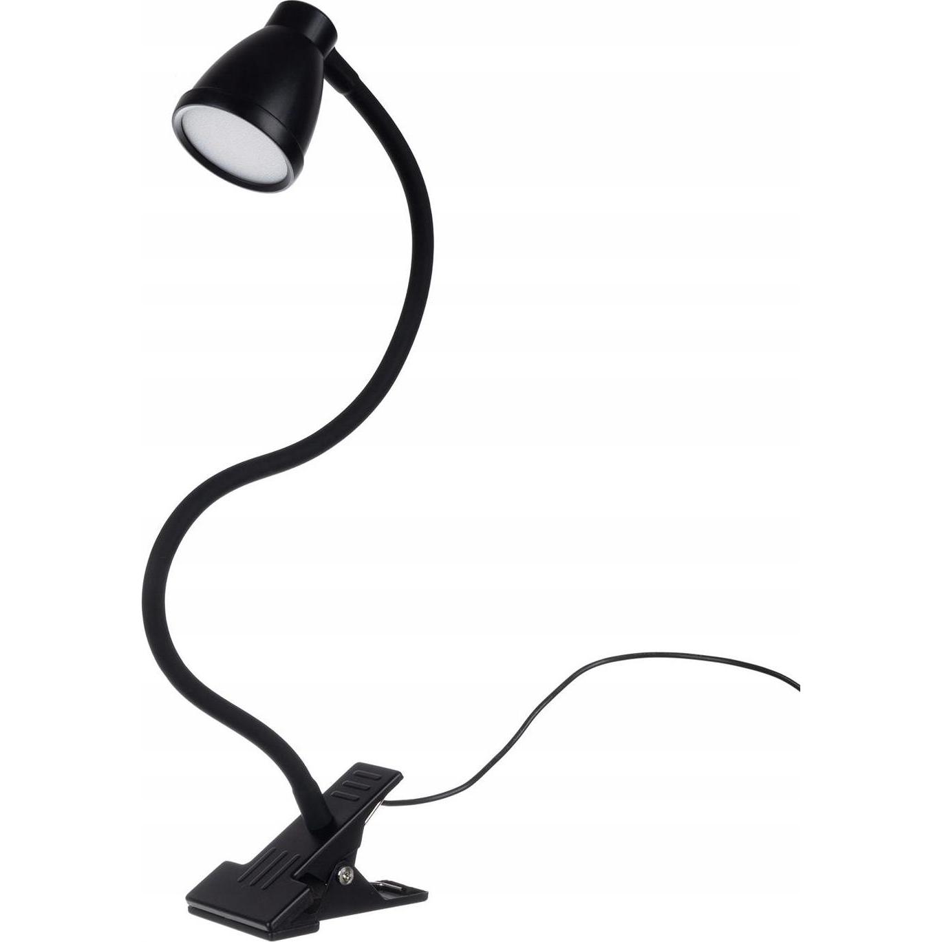 Konjac Sponge, Tischlampe, Tischlampe mit Clip – schwarz isoxis 19454
