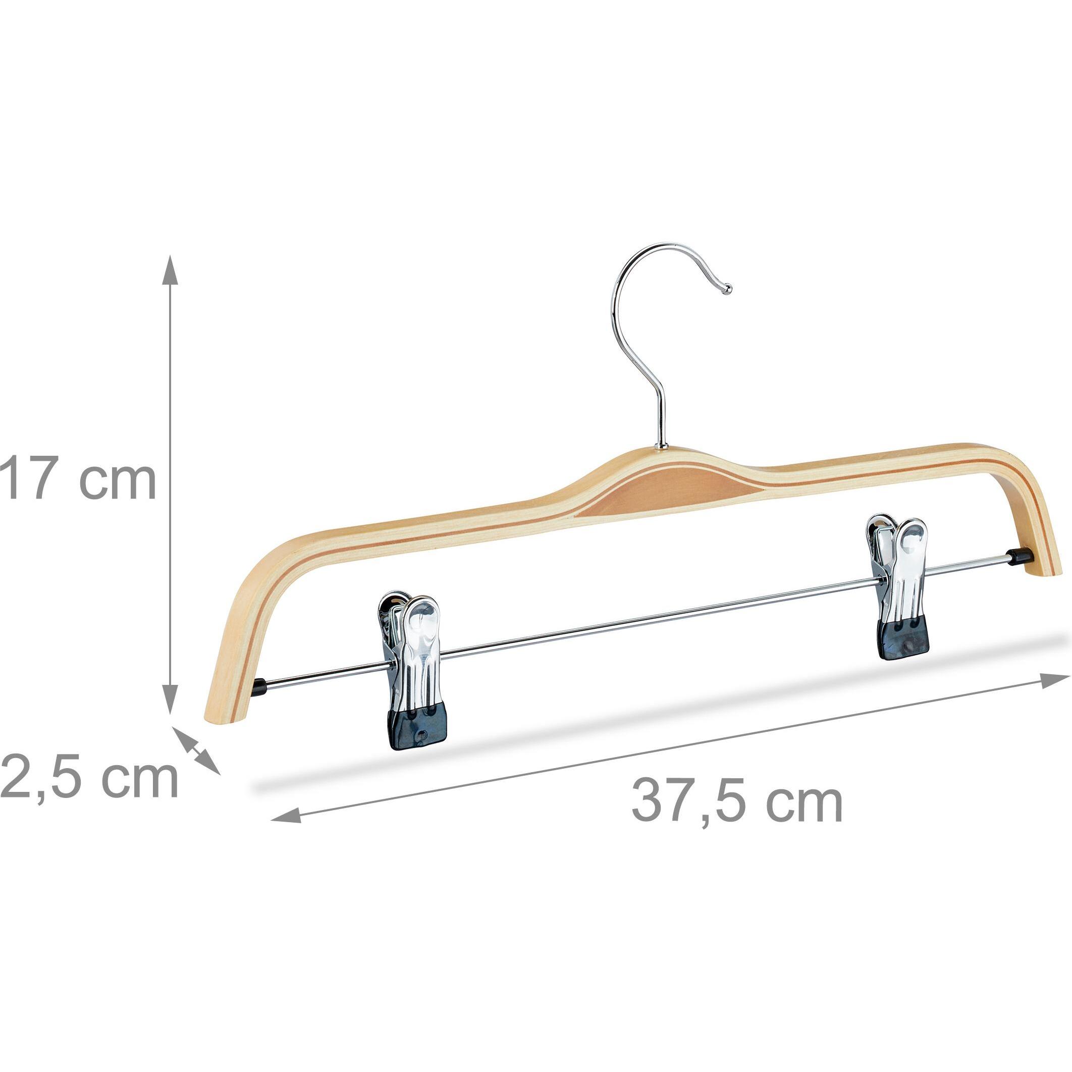 Thumbnail - Relaxdays, Kleiderbügel, 12x Kleiderbügel (12 x)