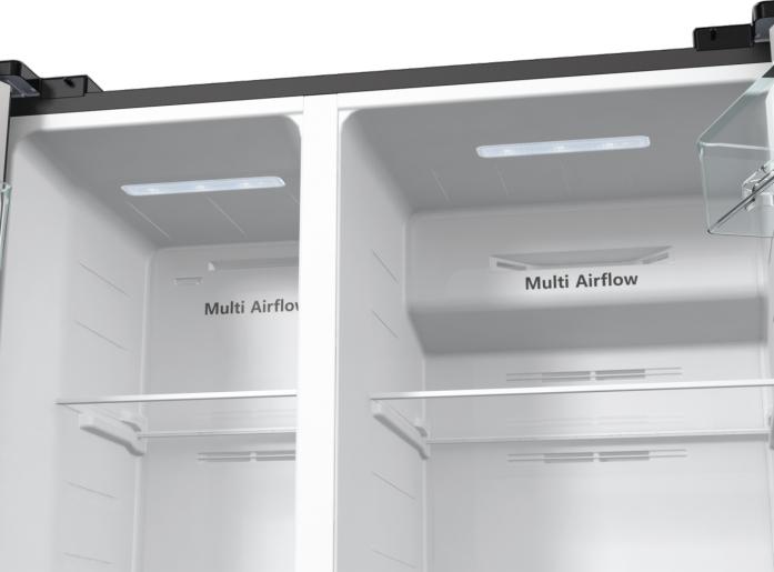Produktbild Hisense RS711N4AFE - Amerikaanse Koelkast - Zwart (550 l)