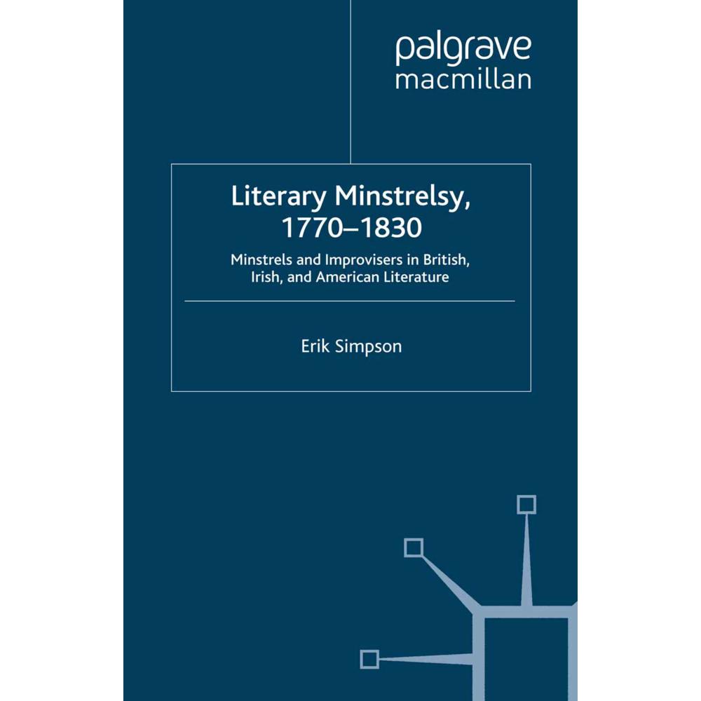 Literary Minstrelsy, 1770-1830, Fachbücher von E. Simpson