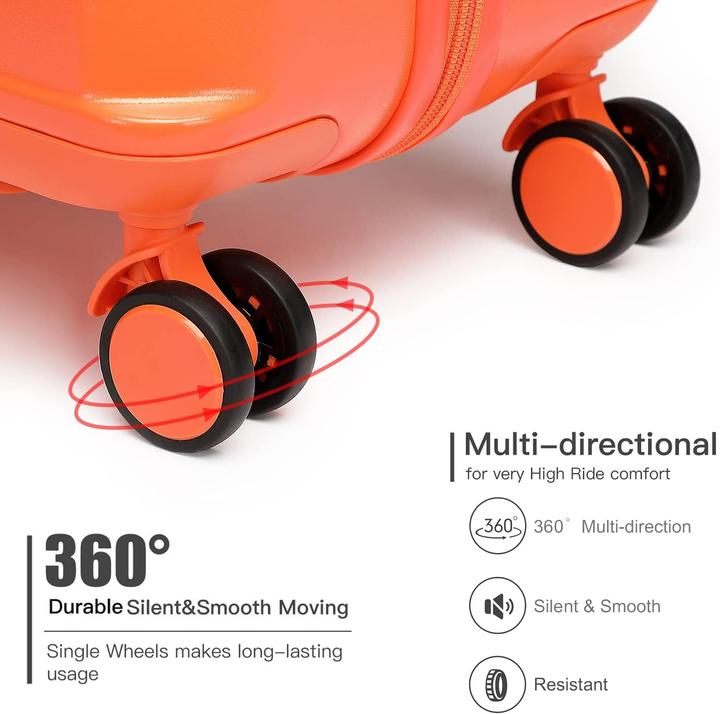 Actual product image British Traveller Handgepäck Koffer mit TSA-Schloss