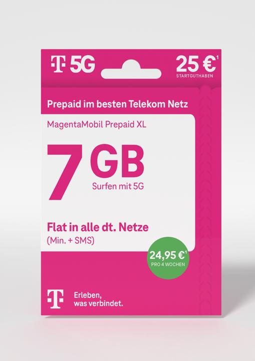 Actual product image Telekom Magenta Mobil Prepaid XL