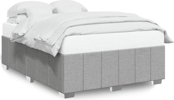 Produktbild vidaXL Bettgestell ohne Matratze Stoff (140 x 190 cm)