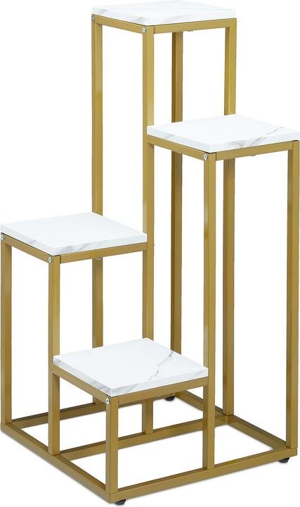 Image du produit Relaxdays Support pour plantes avec 4 étagères