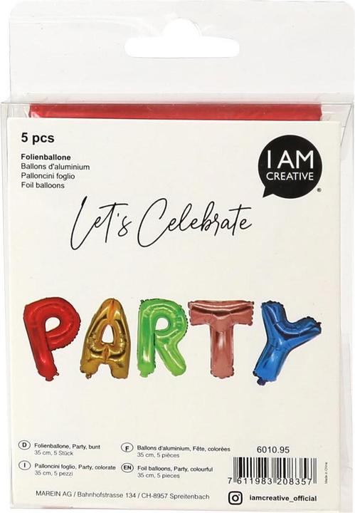 Produktbild I Am Creative Buchstaben Party (5x)