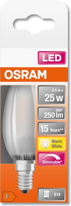 Image du produit Osram LED Retrofit Classic (E14, 25 W, 250 lm, 1 x, F)