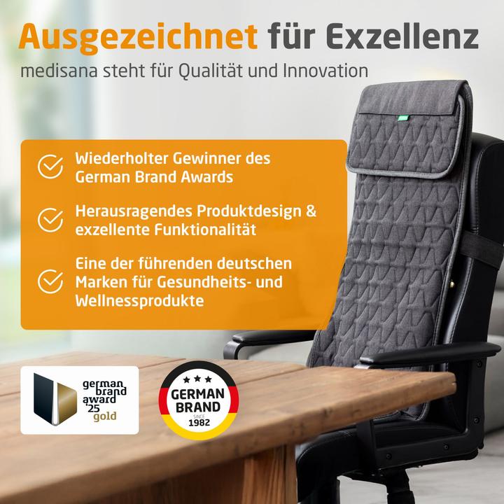 Actual product image Medisana MC 700 Massagematte Schwarz