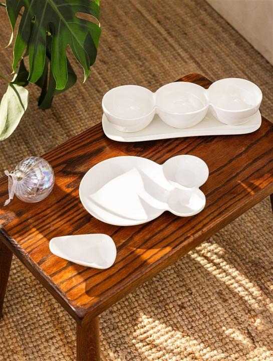 Produktbild Domoletti SERVING PLATE 3 SECTIONS 23X16CM