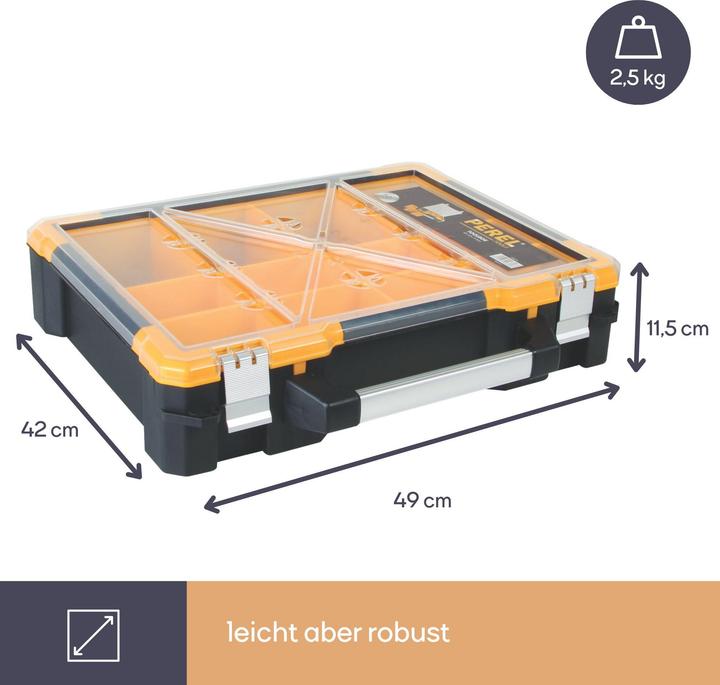 Actual product image Perel OSC19 19" assortment box