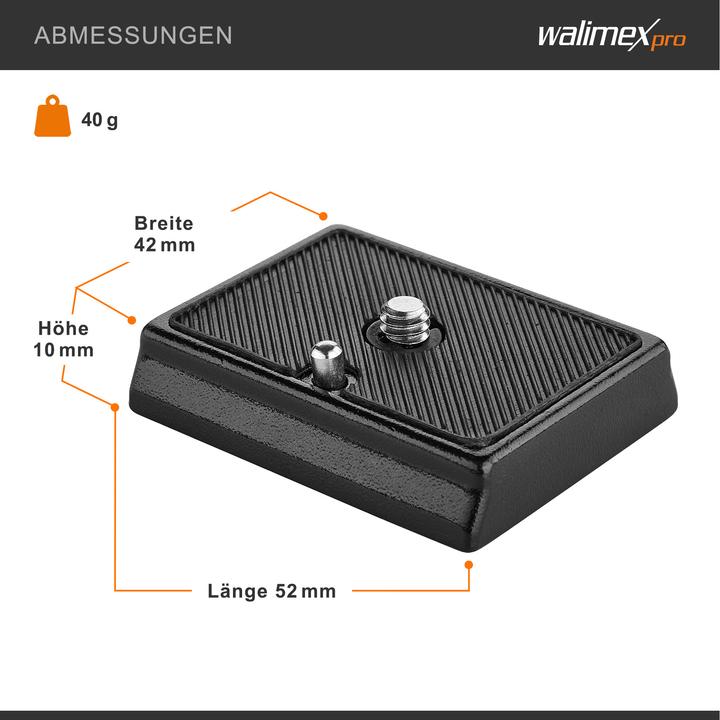 Actual product image Walimex Universal quick change plate (Tripod quick-release plate)