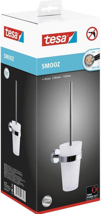 Produktbild tesa SMOOZ WC-Bürstengarnitur inkl. Klebelösung ohne Bohren