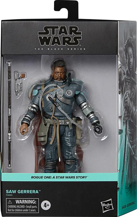 Actual product image Hasbro The Black Series Saw Gerrera 15 cm grosse Sammelfigur zu Rogue One: A Star Wars Story, für