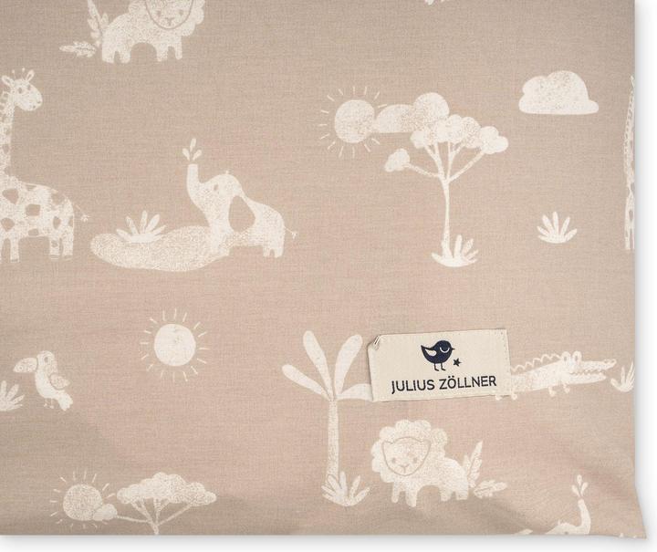 Actual product image Julius Zöllner Changing mat cover made from organic, Jungle Dream (85 x 75 cm)