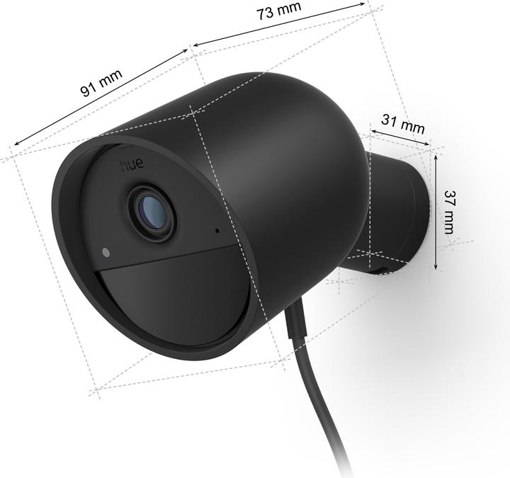 Produktbild Philips Hue Secure kabelgebundene Kamera (1920 x 1080 Pixels)