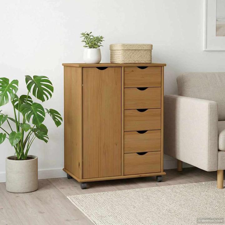 Produktbild vidaXL Rollschrank (63.50 x 39 x 79 cm)