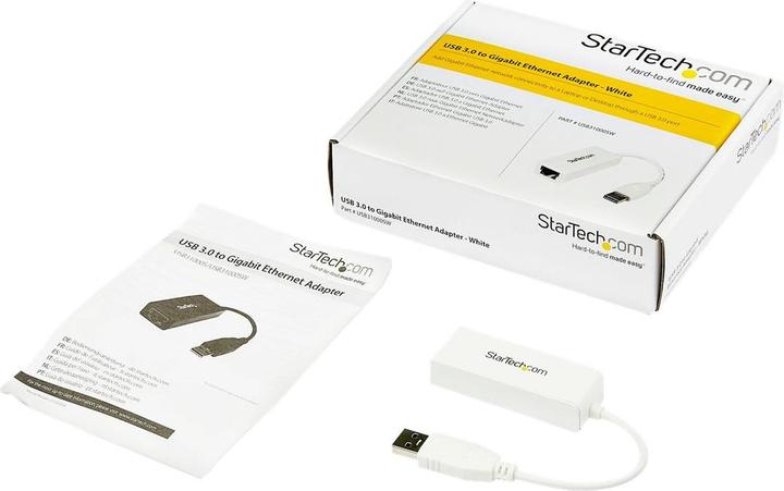 Actual product image StarTech USB 3.0 to Gigabit Ethernet Lan Adapter (USB 3.0, RJ45 (1x))