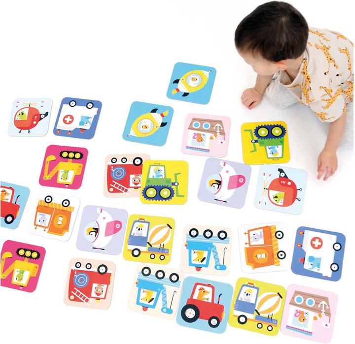 Produktbild Banana Panda Suuuper Size Memory Game Vehicles 2+