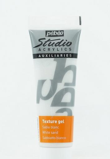 Image du produit Pebeo Studio Acrylics Gel de Texture Sable Blanc (250 ml)