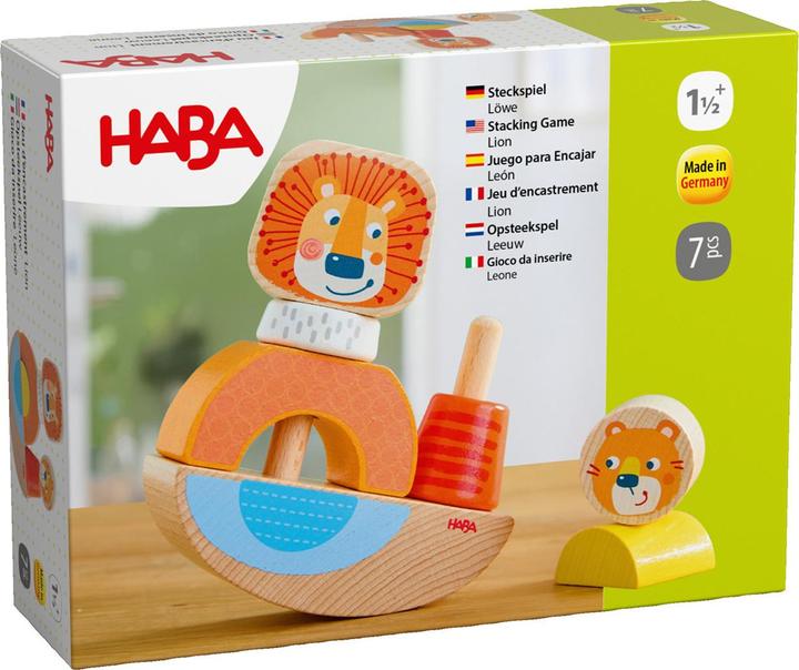 Actual product image Haba Steckspiel Löwe