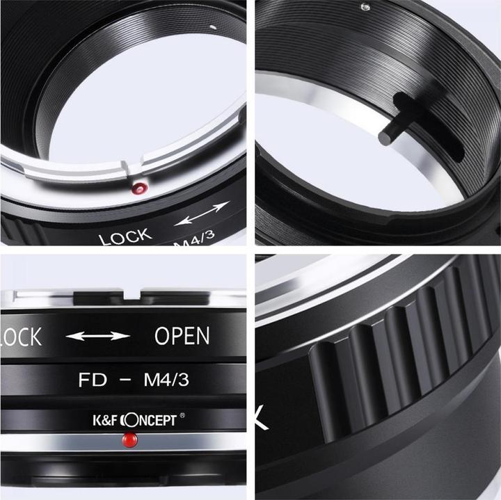Produktbild K&F Concept High Precision Lens Adapter Mount, FD-M4/3