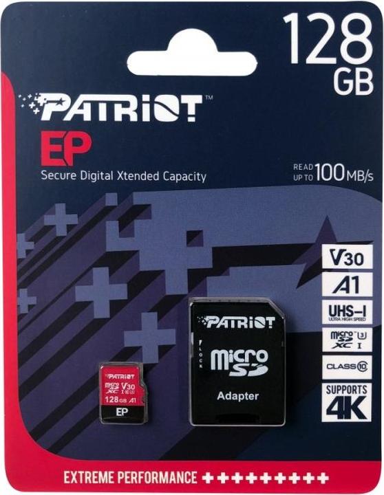 Produktbild Patriot EP Series (128 GB, microSDXC, U3, UHS-I)