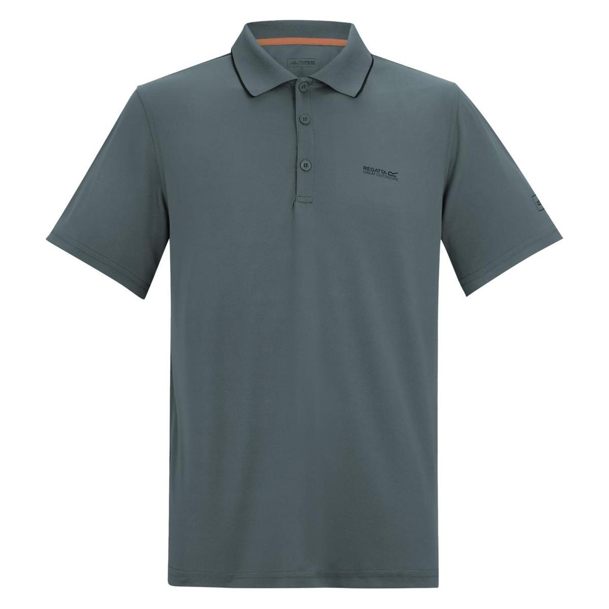 Regatta, Herren, Shirts, Maverick V Active, Schwarz, (L)