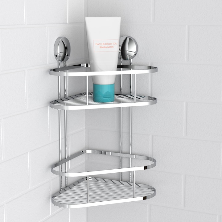 Produktbild Eisl Dusch-Eckablage 2 Etagen (22 x 18 x 35 cm)