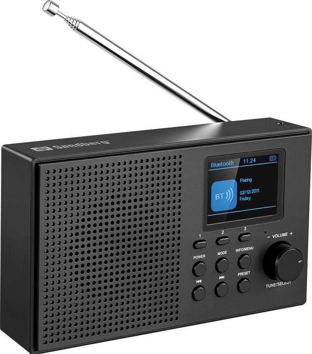 Sandberg Speaker Radio DAB+BT Recharge (DAB+, FM, Bluetooth)