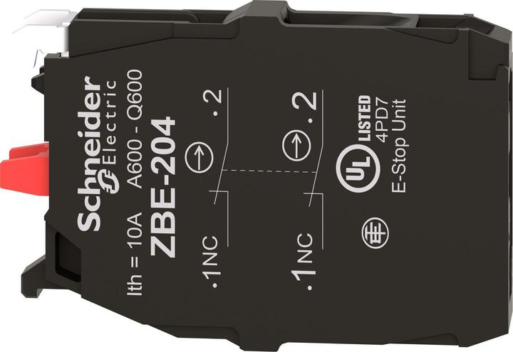 Produktbild Schneider Electric Doppelkontakt 2 x Öffner ZBE204