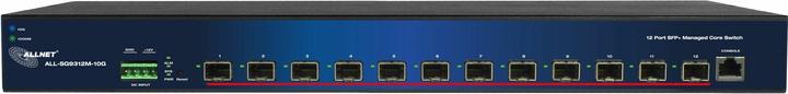 Actual product image Allnet Switch smart managed Layer2 12 port o 12x 12 SFP+ 10GbE o 19" o ALL-SG9312M-10G o Core switch (12 ports)