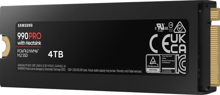 Image du produit Samsung 990 Pro with Heatsink (4000 Go, M.2 2280)