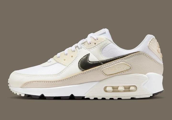 Image du produit Nike Air Max 90 Bianco e Grigio Piombo Piatto (42)