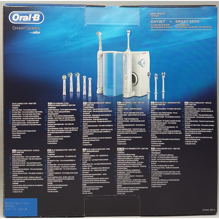 Actual product image Oral-B OxyJet Smart 5001 (Oscillating toothbrush)