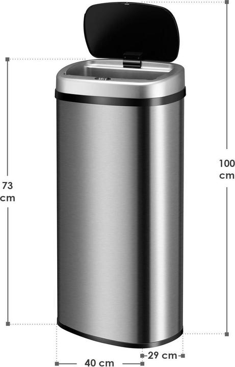 Image du produit Juskys Poubelle automatique avec capteur (70 l)