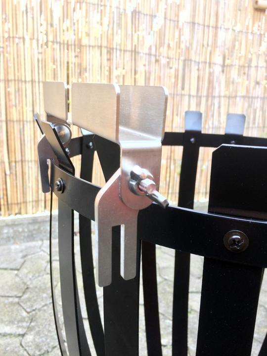 Actual product image Grillfürst Flame salmon board beech 140mm clamp variant IDD