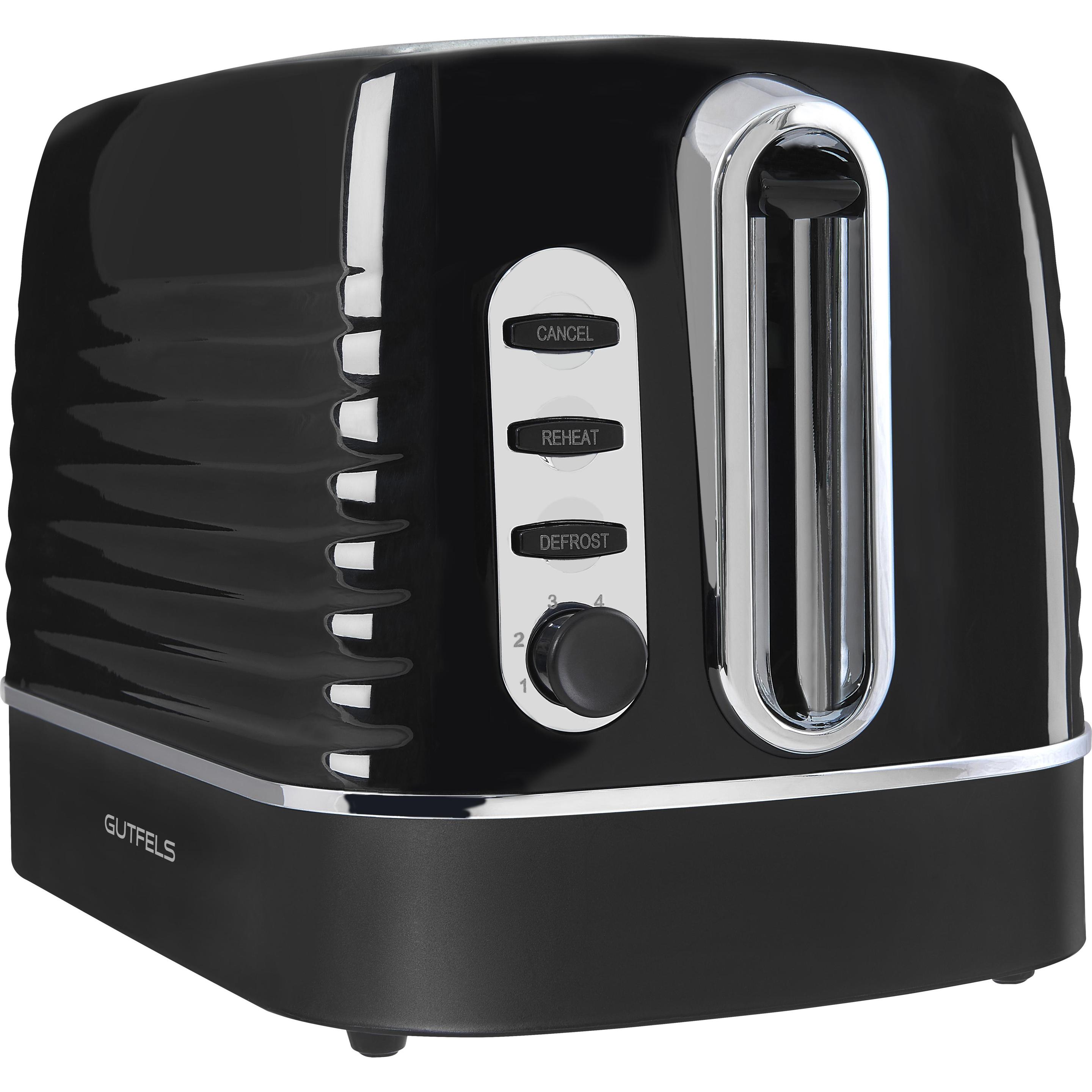 GGV Toaster 2-Scheiben TOAST 3300 C sw/inox (5810035), Toaster, Schwarz