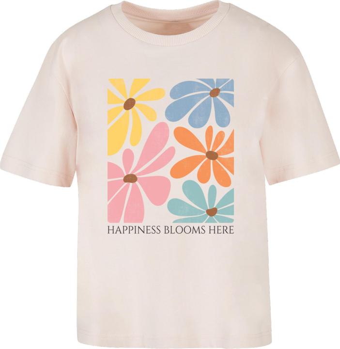 Produktbild Merchcode Ladies Happiness Blooms Here Tee - 192543 (M)