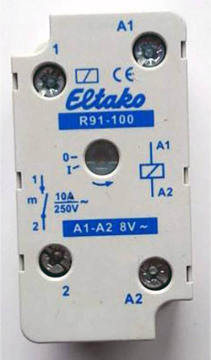 Eltako Schaltrelais R91 100 8V 1Sfür Abzweigdosen91100410