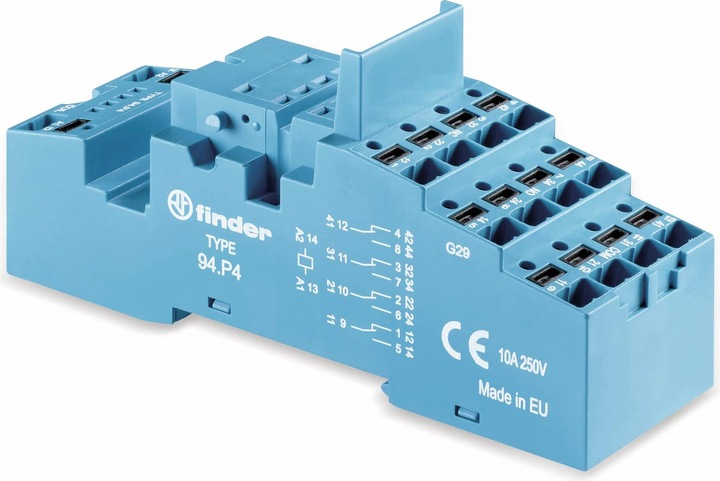 Immagine prodotto Finder Push-in socket Type 55.34 relays (Presa per relè)