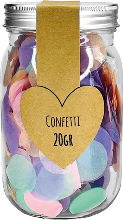 Produktbild Confetti im Glas 20 gr (6 Stück)