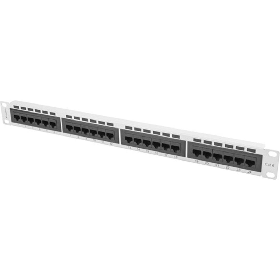 Lanberg PPU6-1024-S Patch Panel 1U, Server Zubehör, Grau
