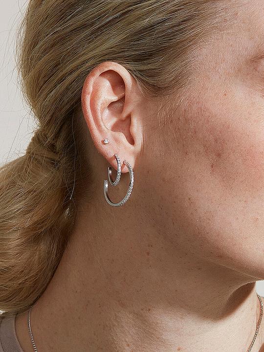 Immagine prodotto Edblad Creolen GLOW CREOLES MINI Steel (Metallo)