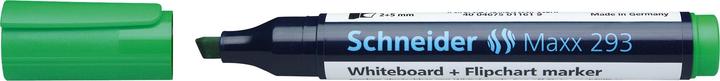 Actual product image Schneider Whiteboard/flipchart marker Maxx 293 2-5mm green wedge tip (1x)