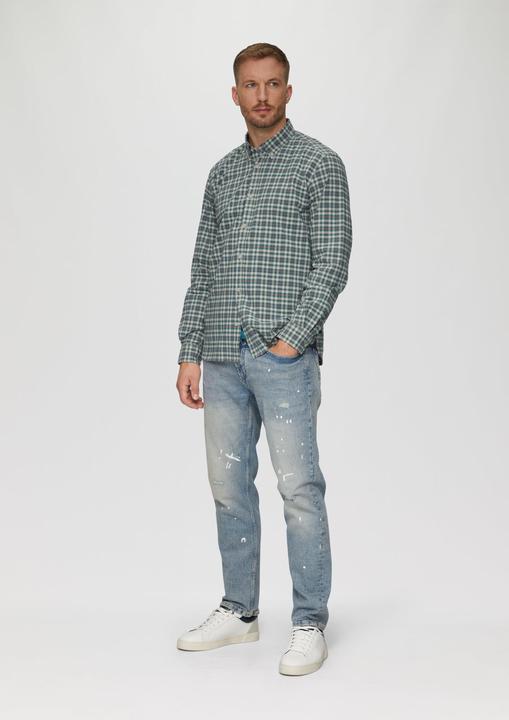 Image du produit S.Oliver Hemd Regular Fit: Hemd aus Baumwollstretch mit Button-Down-Kragen (L)