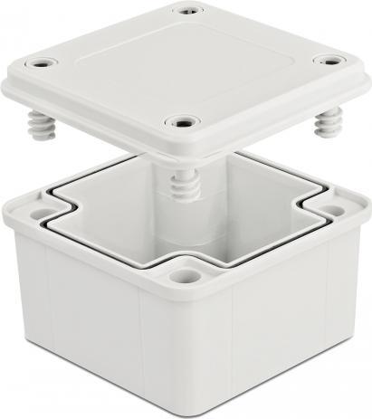 Actual product image Delock Installation housing IP65 waterproof 96 x 96 x 60 mm gray (Various)