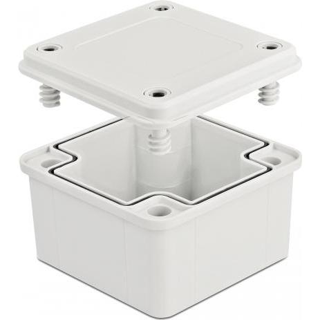 Thumbnail - Delock Installationsgehäuse IP65 wasserdicht 96 x 96 x 60 mm grau (Diverse), Elektronikzubehör + Gehäuse, Grau