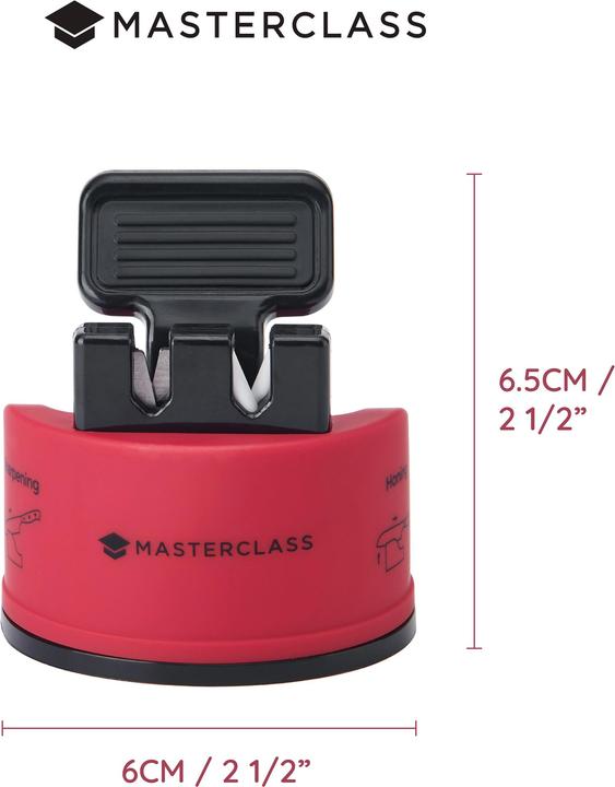 Produktbild Master Class MasterClass Smart Sharp Dual Knife Sharpener, Red