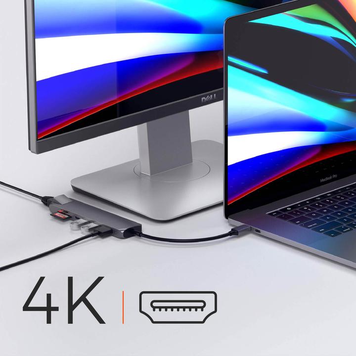Produktbild Satechi USB-C Slim Multi-port (USB-C, 7 Ports)